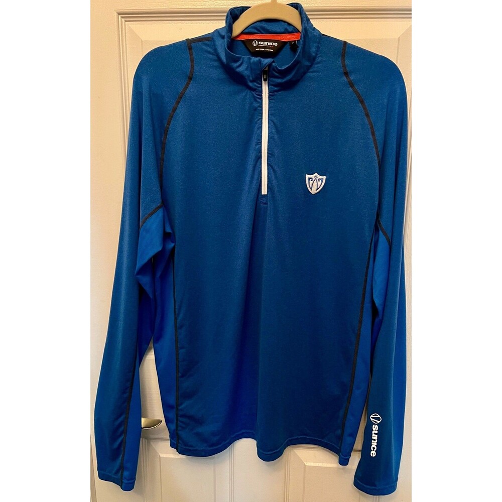WESTMORELAND CC (IL) - SUNICE 1/4 Zip Pullover - Men's Size Medium - Blue